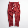 Red Grid Pajama Lounge Pants