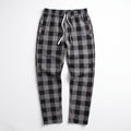 Grey & Black Check Pajama Pants