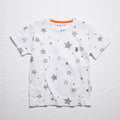 Allover Star Pattern Sketch Tee