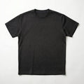 Jet Black Textured Ribbed Tee