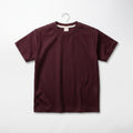Maroon Textured Ribbed Tee