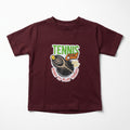 Burgundy 'Tennis Club' Vintage Tee