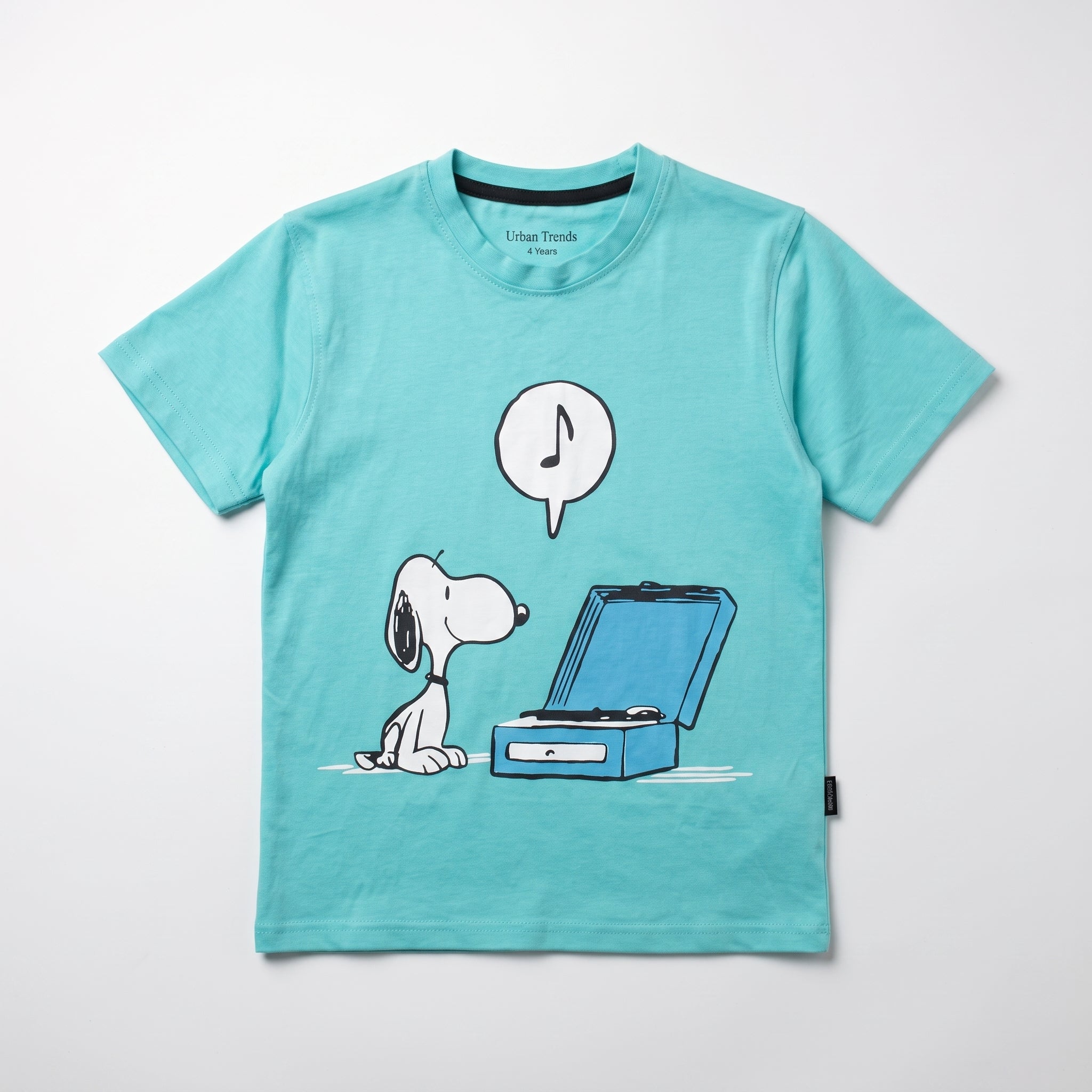 Snoopy Turntable Aqua Tee