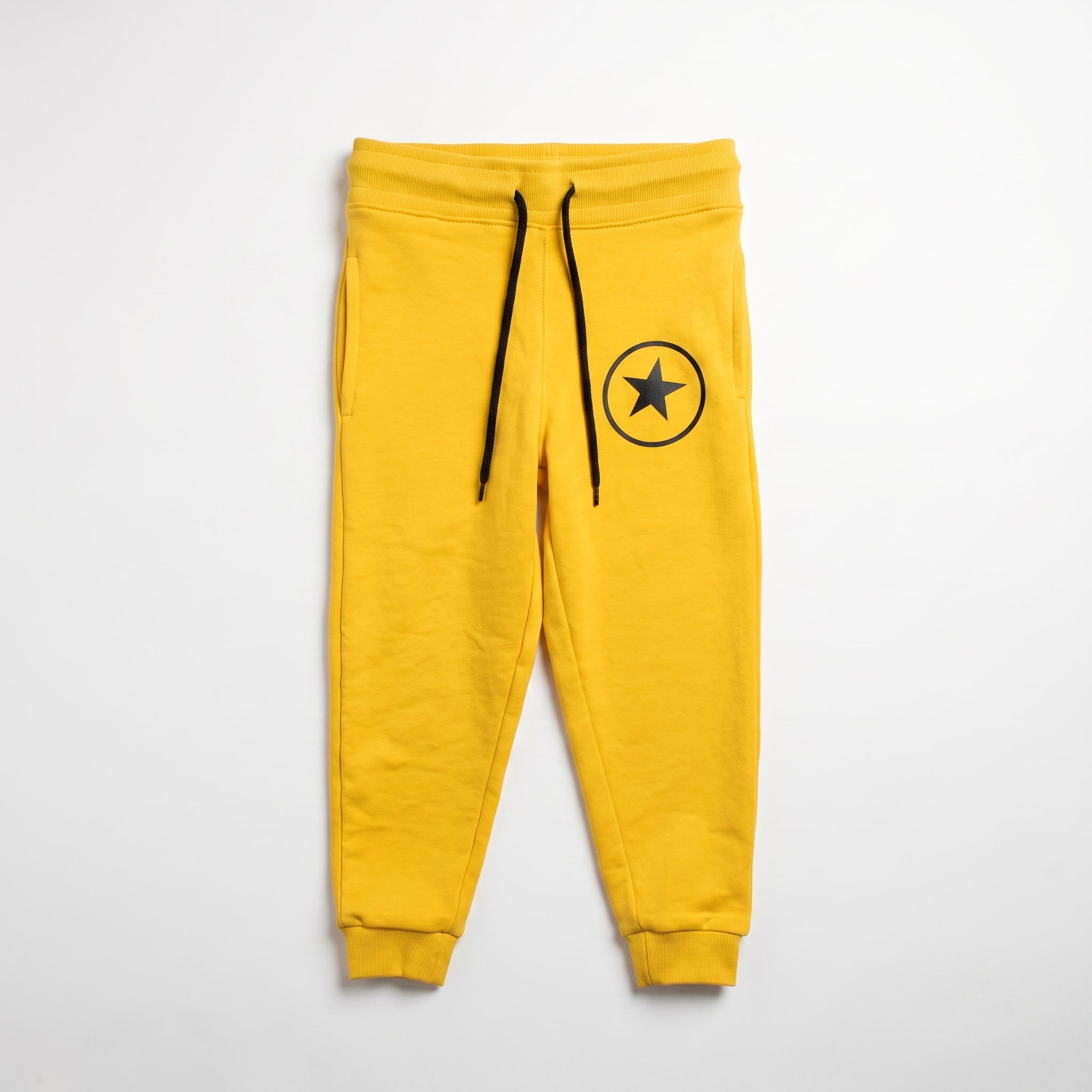 Bright Yellow Star Joggers