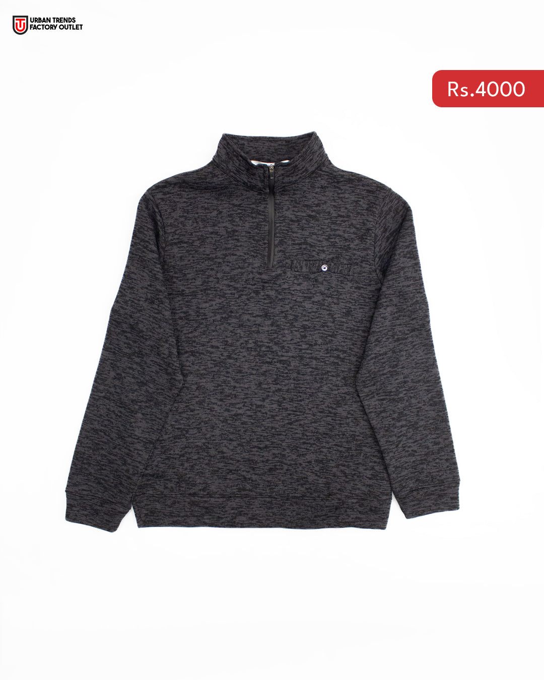 Essential Mock Neck Half-Zipper