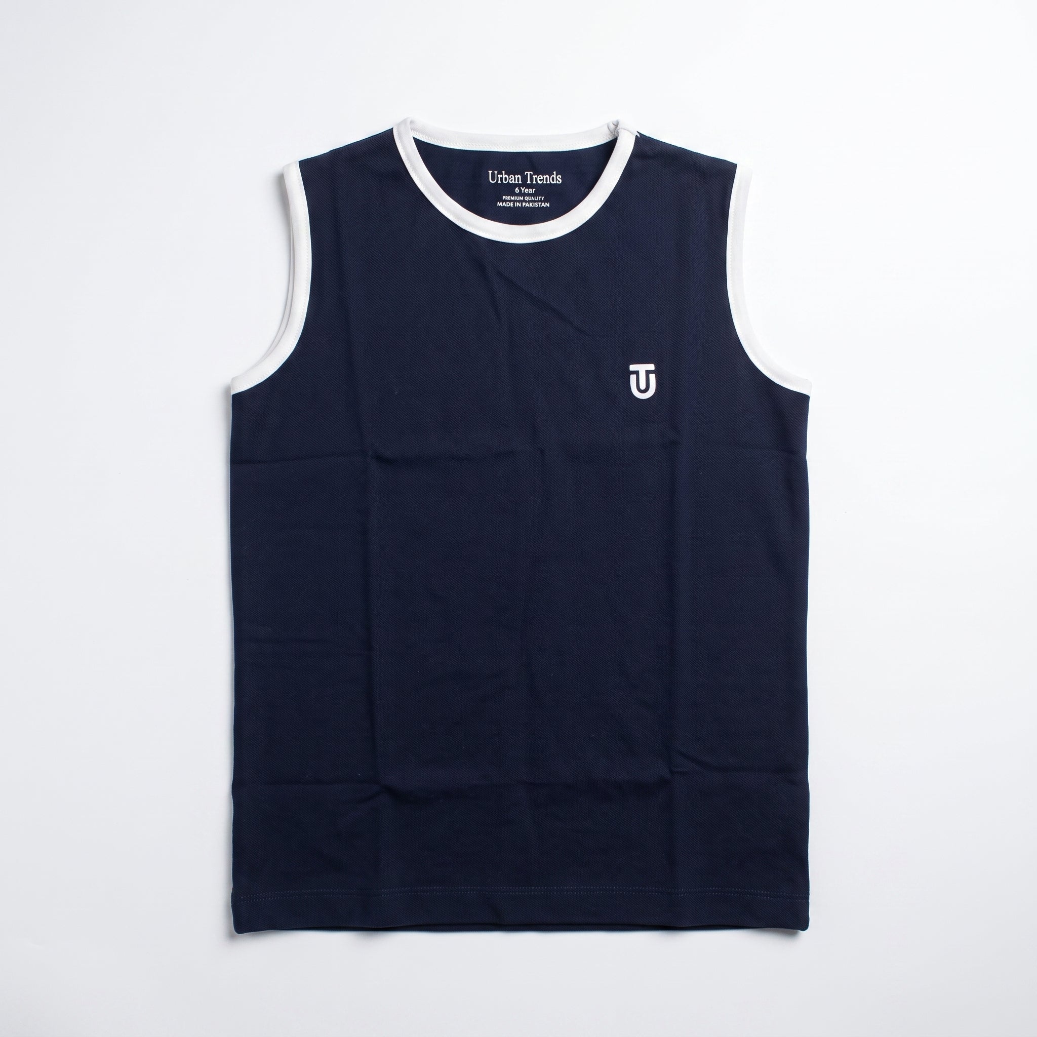 Navy Blue Solid Sando