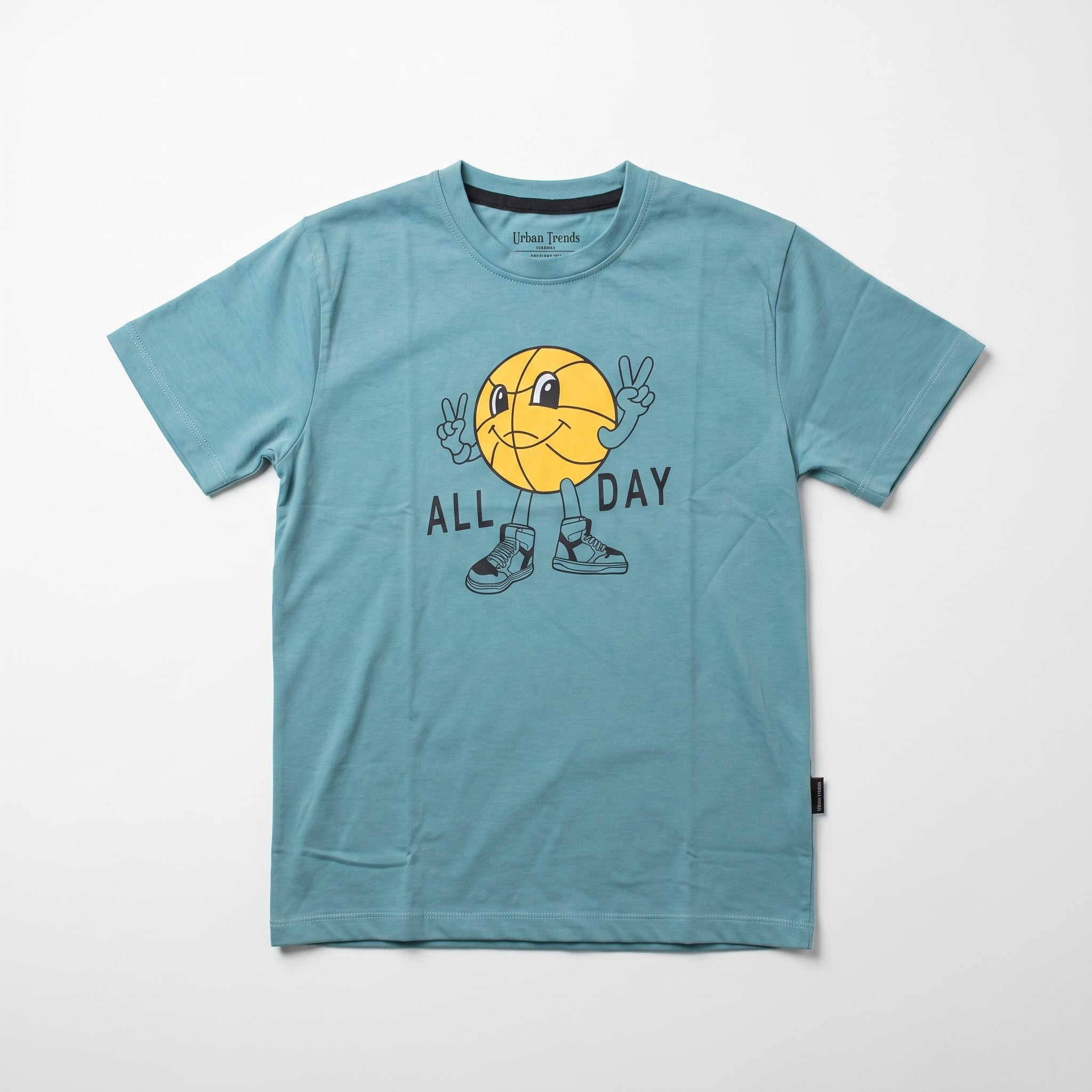 'All Day' Basketball Character Tee