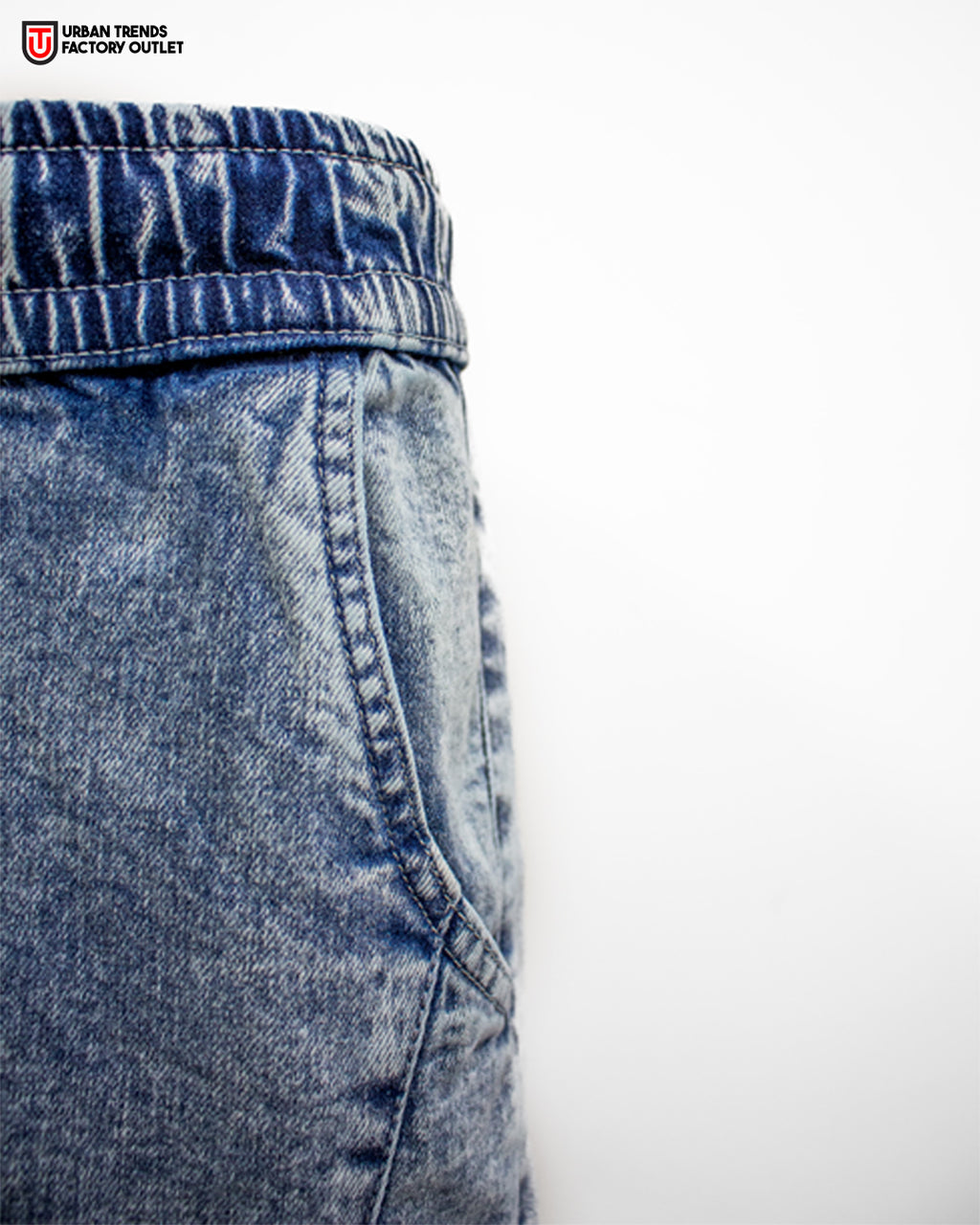 Urban Seam-Line Denim Pant