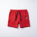 Crimson Red Minimalist Shorts