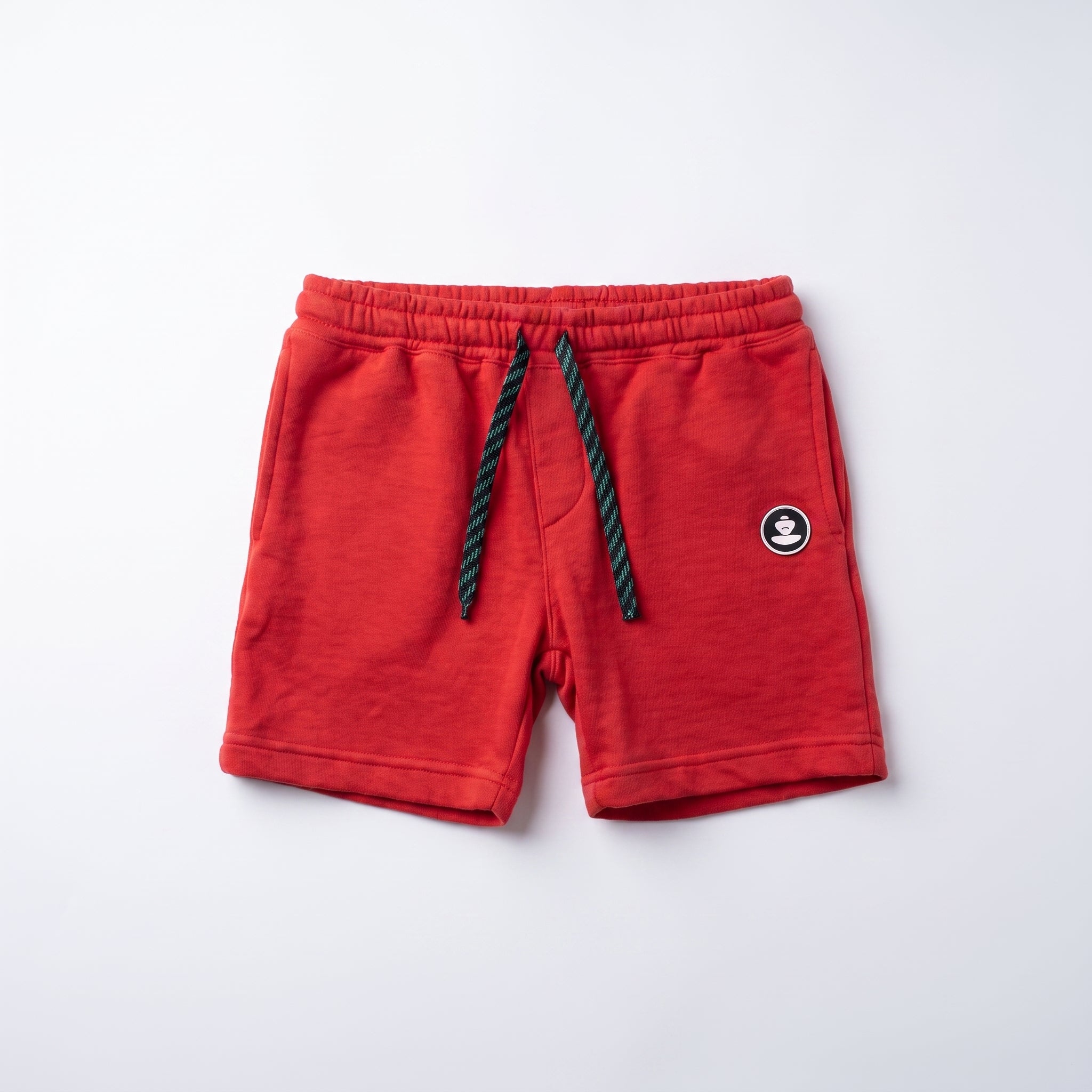 Crimson Red Minimalist Shorts