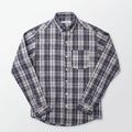 Grey Plaid Check Shirt