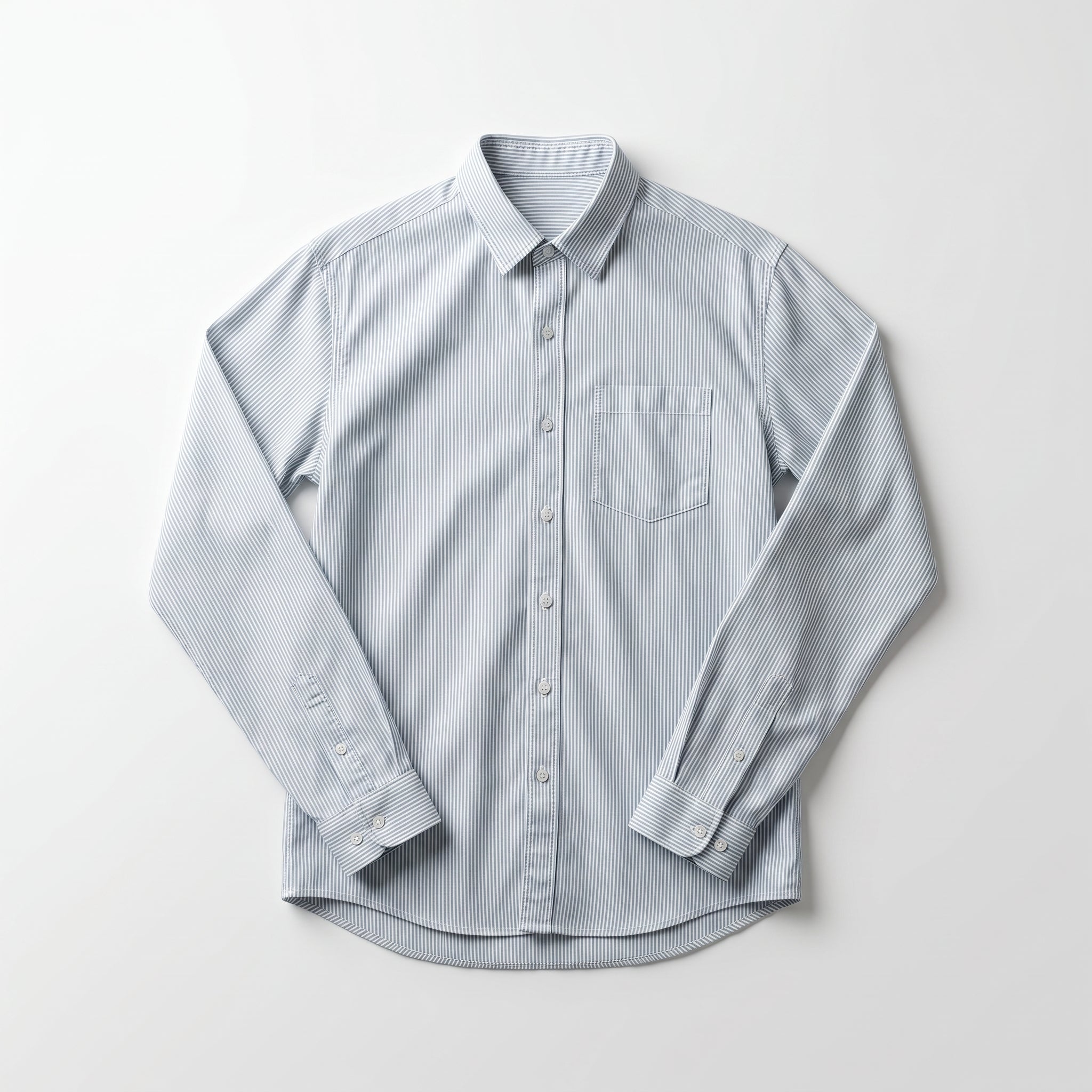 Grey Pinstripe Shirt