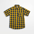Mustard Check Shirt