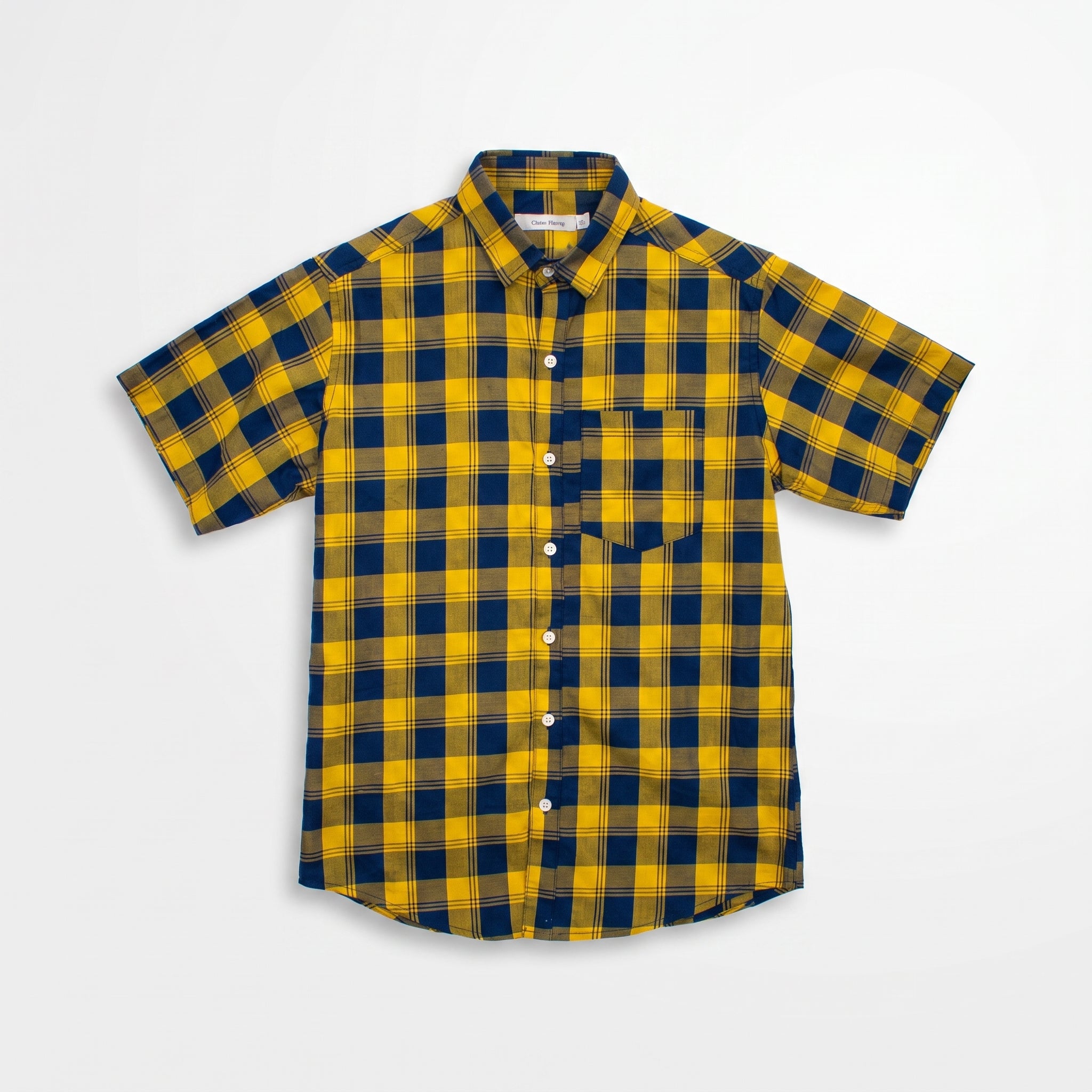 Mustard Check Shirt