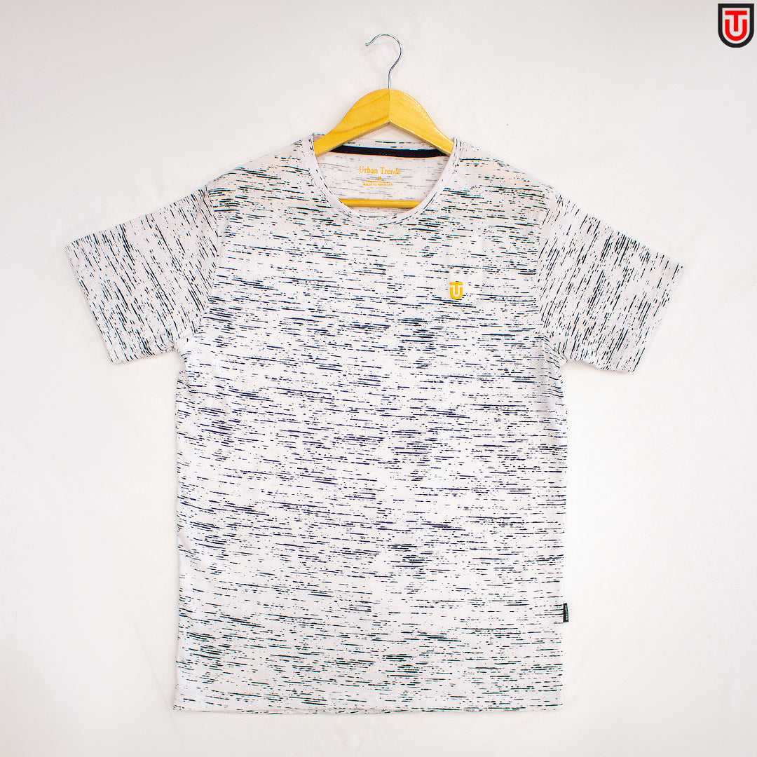 White Black Lines T-Shirt