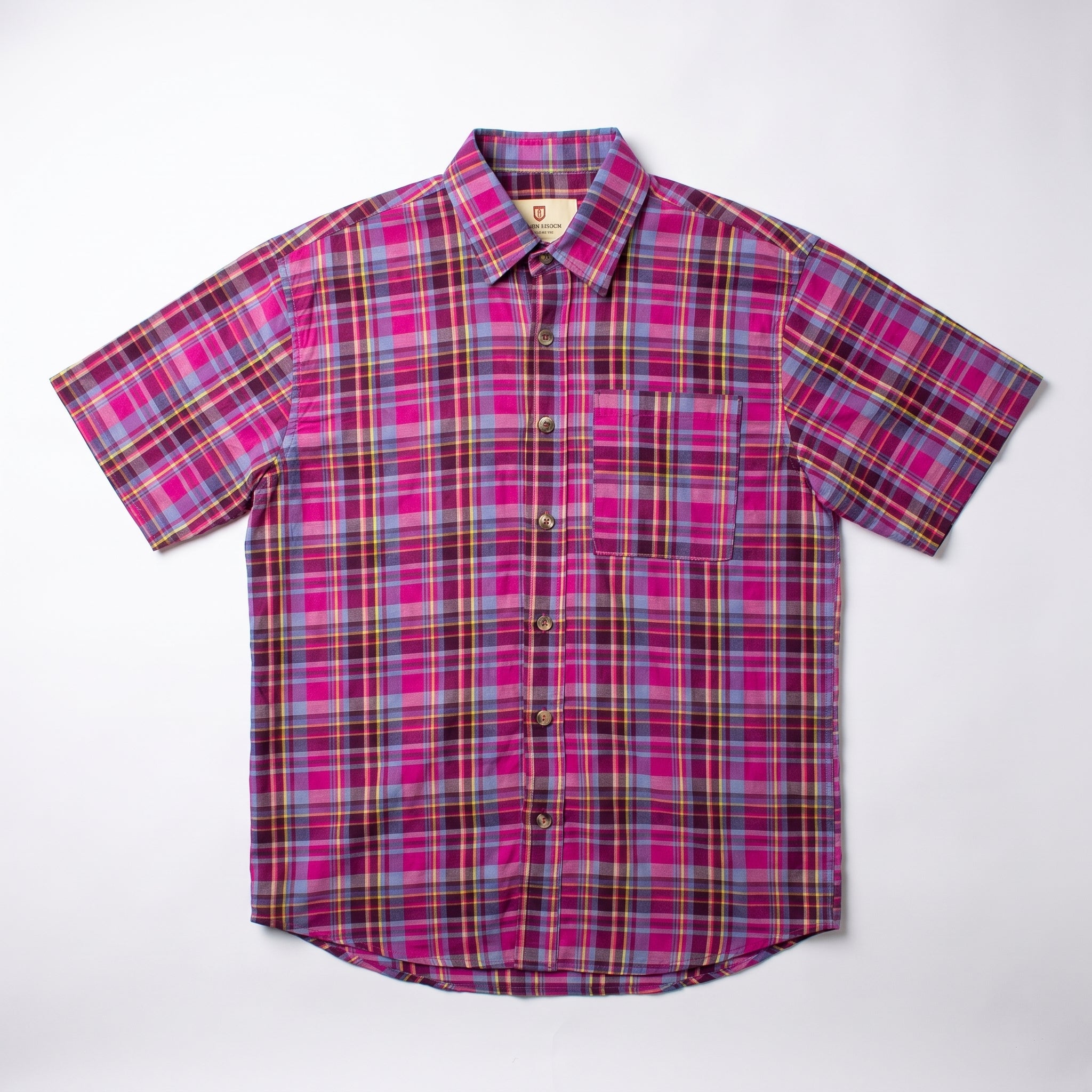 Magenta Plaid Shirt