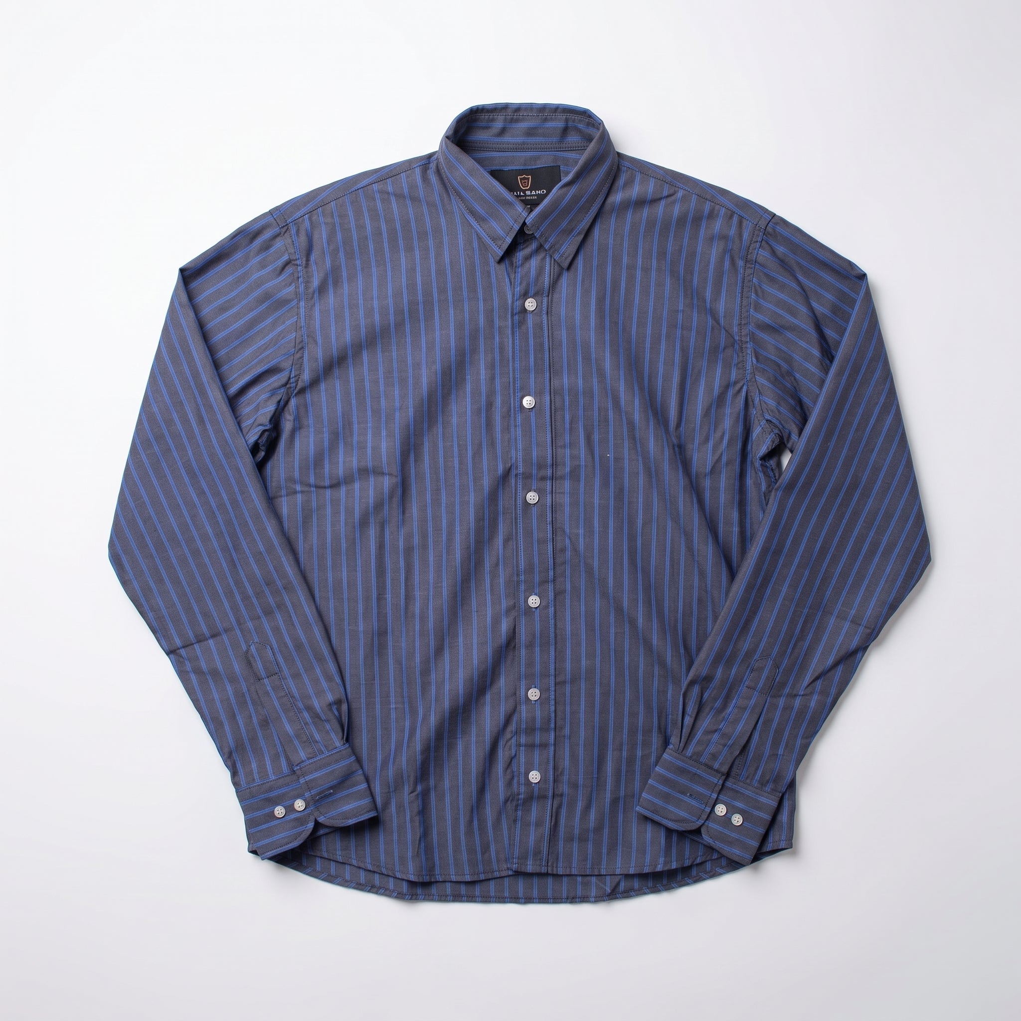 Navy Stripe Formal Shirt