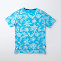 Cyan Palm Tree Tee
