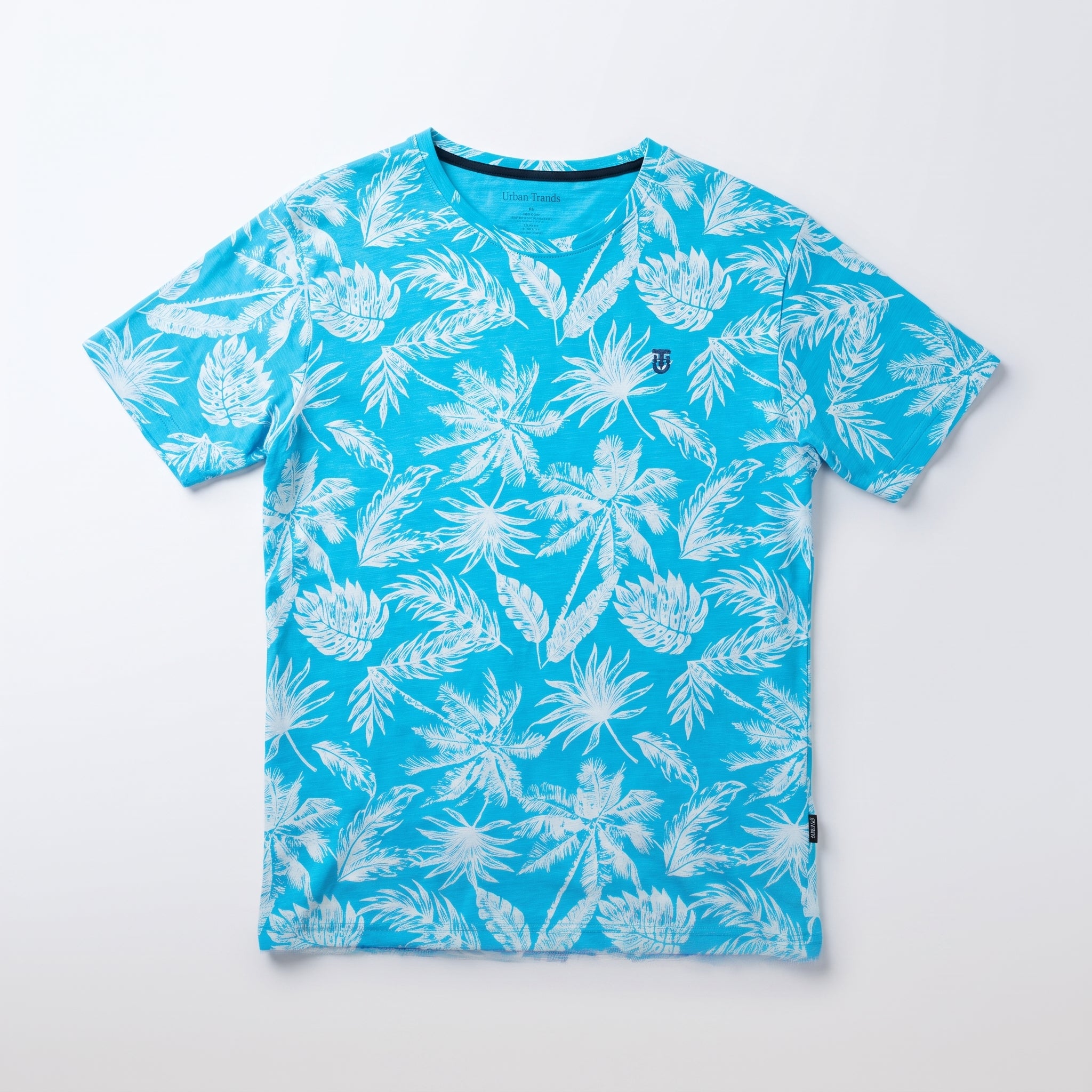 Cyan Palm Tree Tee