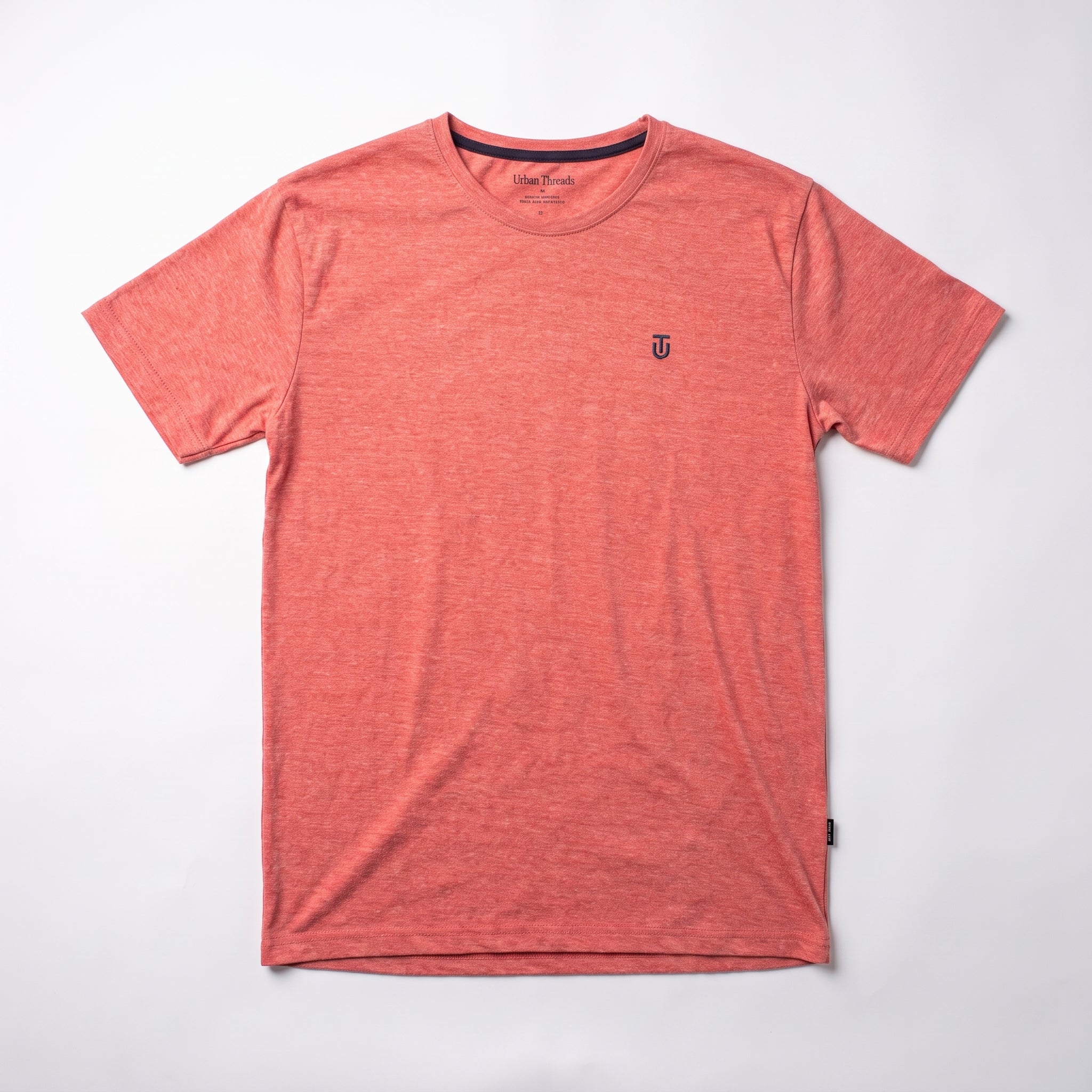 Coral Pink Melange Tee