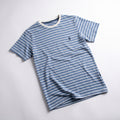 Slate Blue Striped Sailor Tee