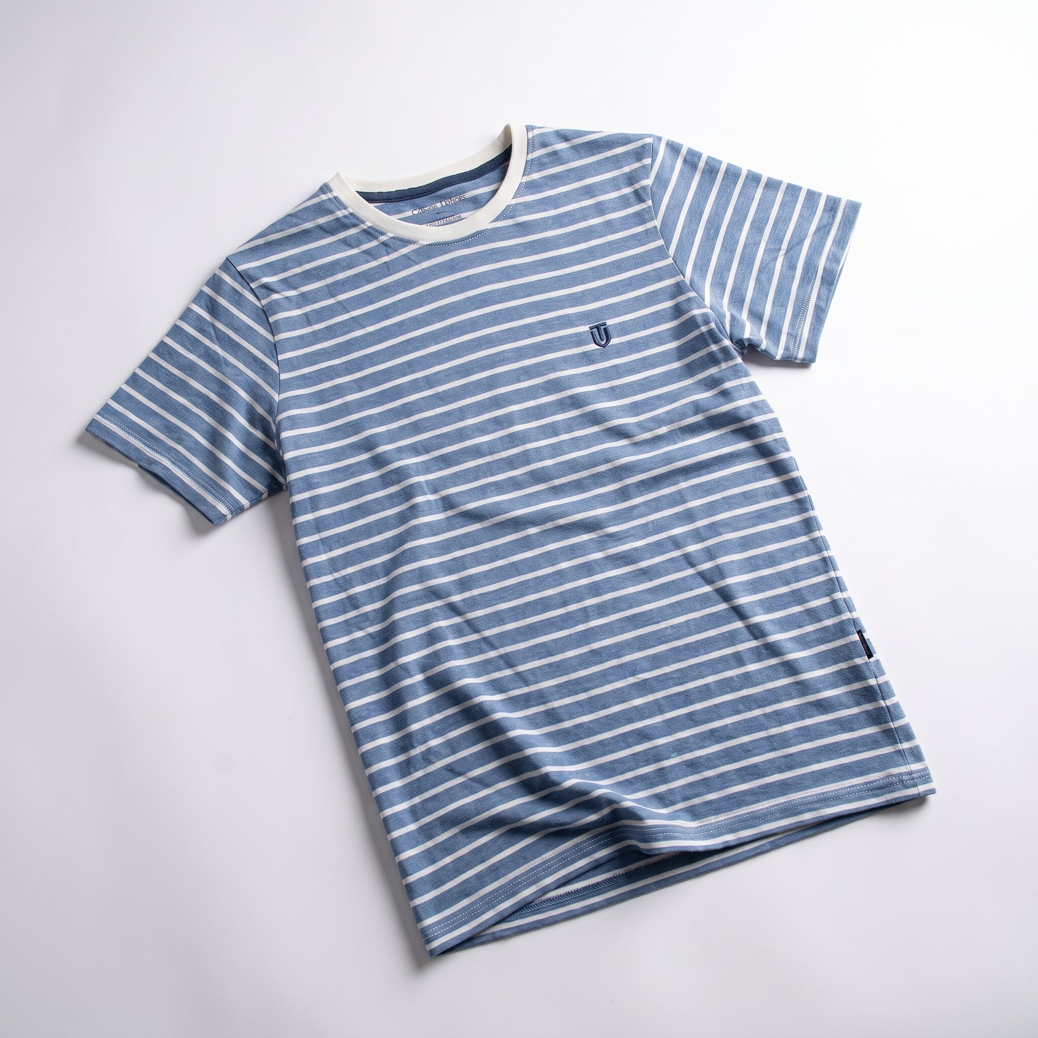 Slate Blue Striped Sailor Tee