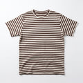 Cocoa Brown & Cream Striped Tee
