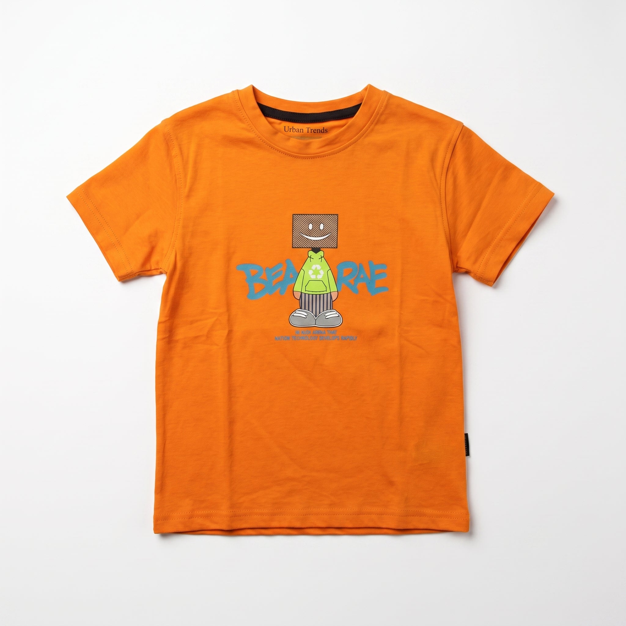'BEA RAE' Eco Mascot Orange Tee