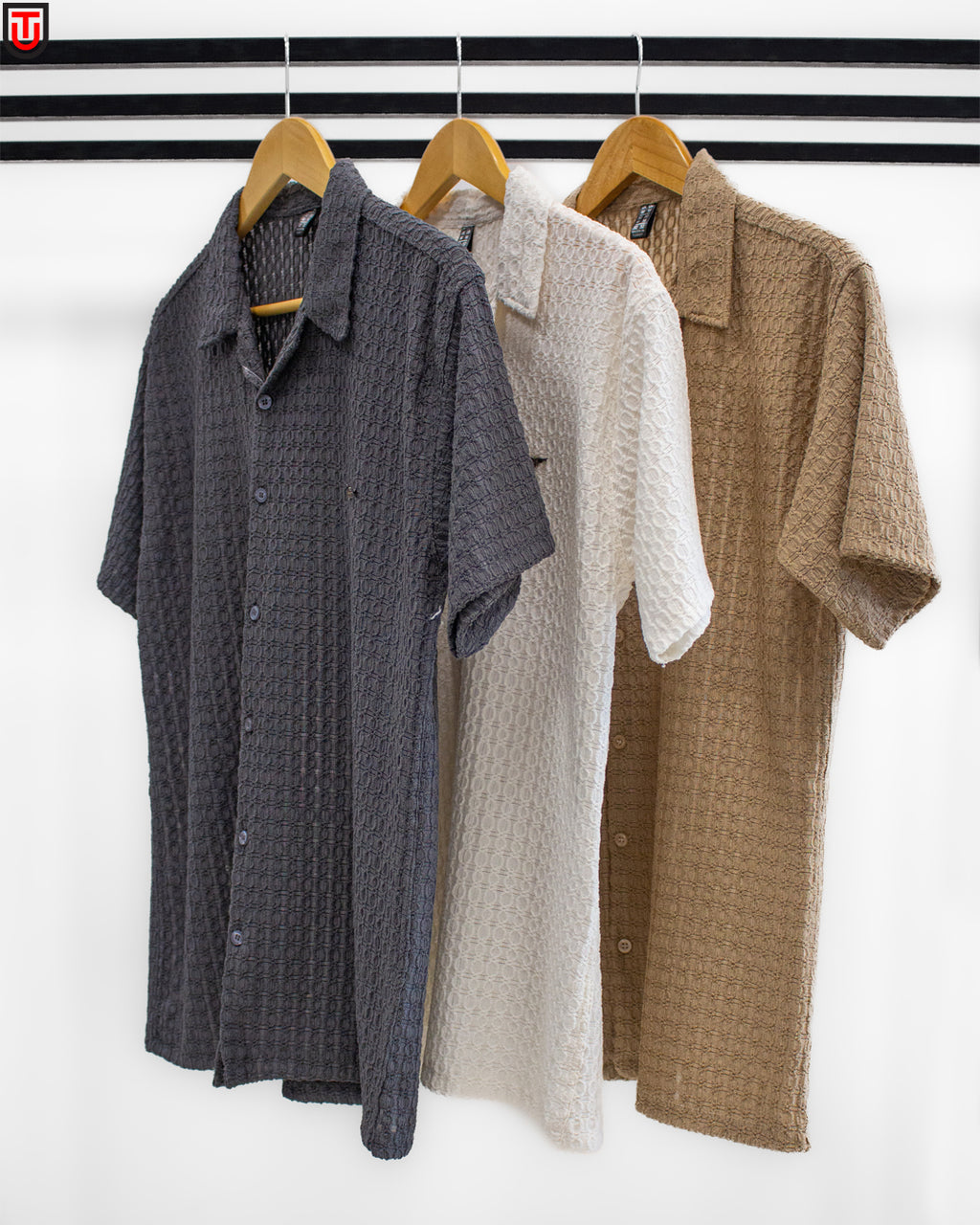 Urban Loom-Textured Resort Shirt