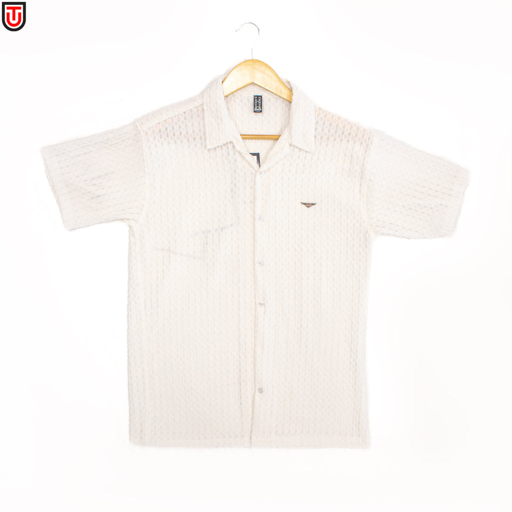 Urban Loom-Textured Resort Shirt