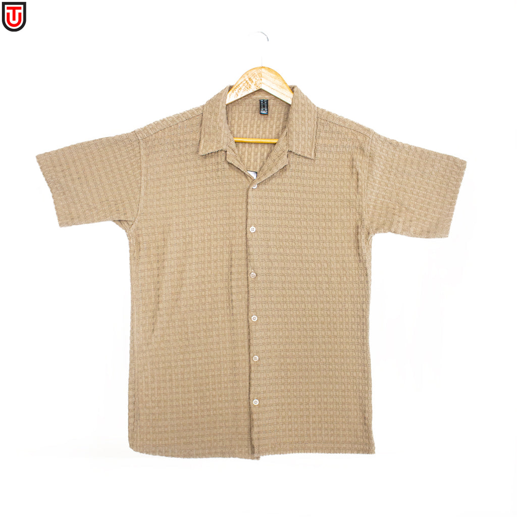 Urban Loom-Textured Resort Shirt