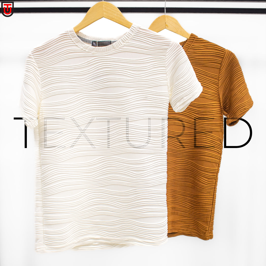 Liquid-Wave Textured Crew