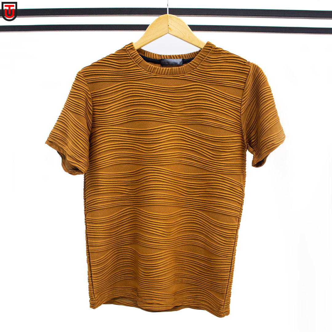 Liquid-Wave Textured Crew