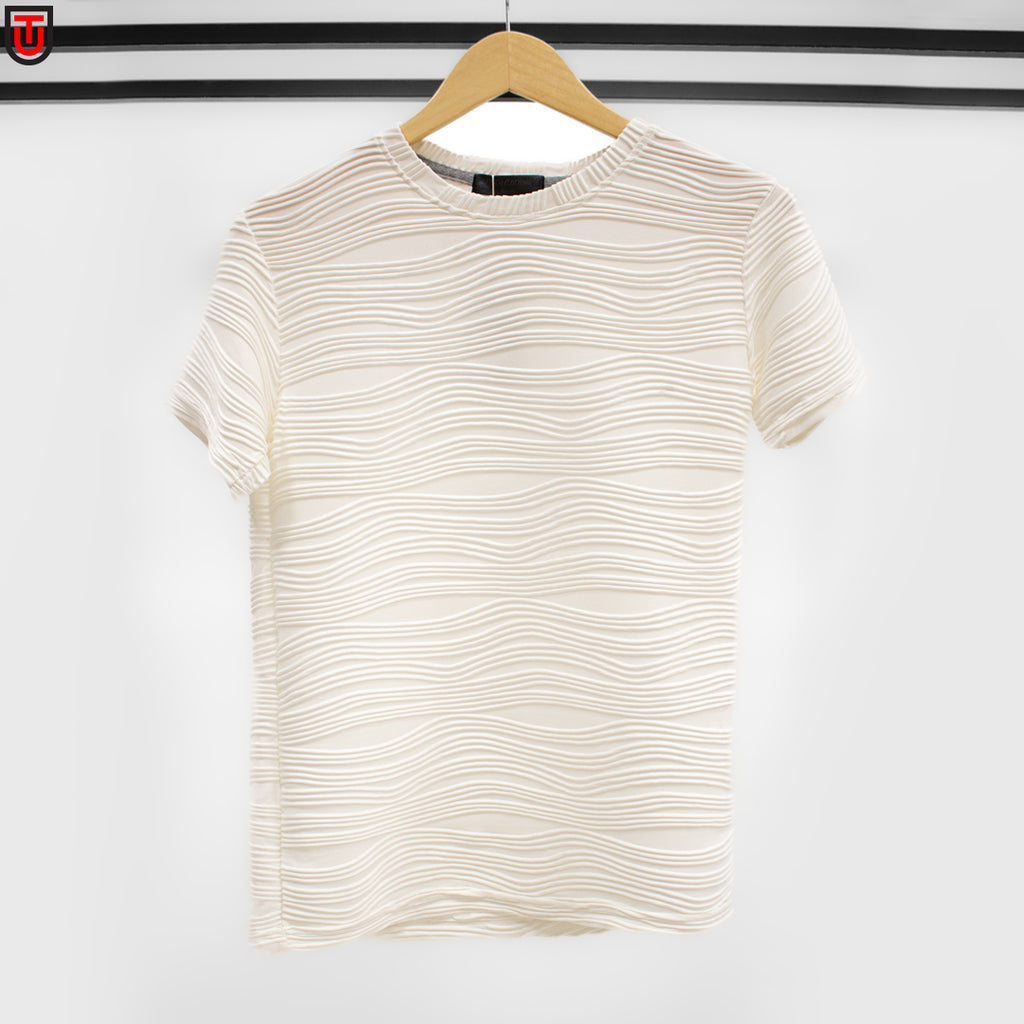 Liquid-Wave Textured Crew