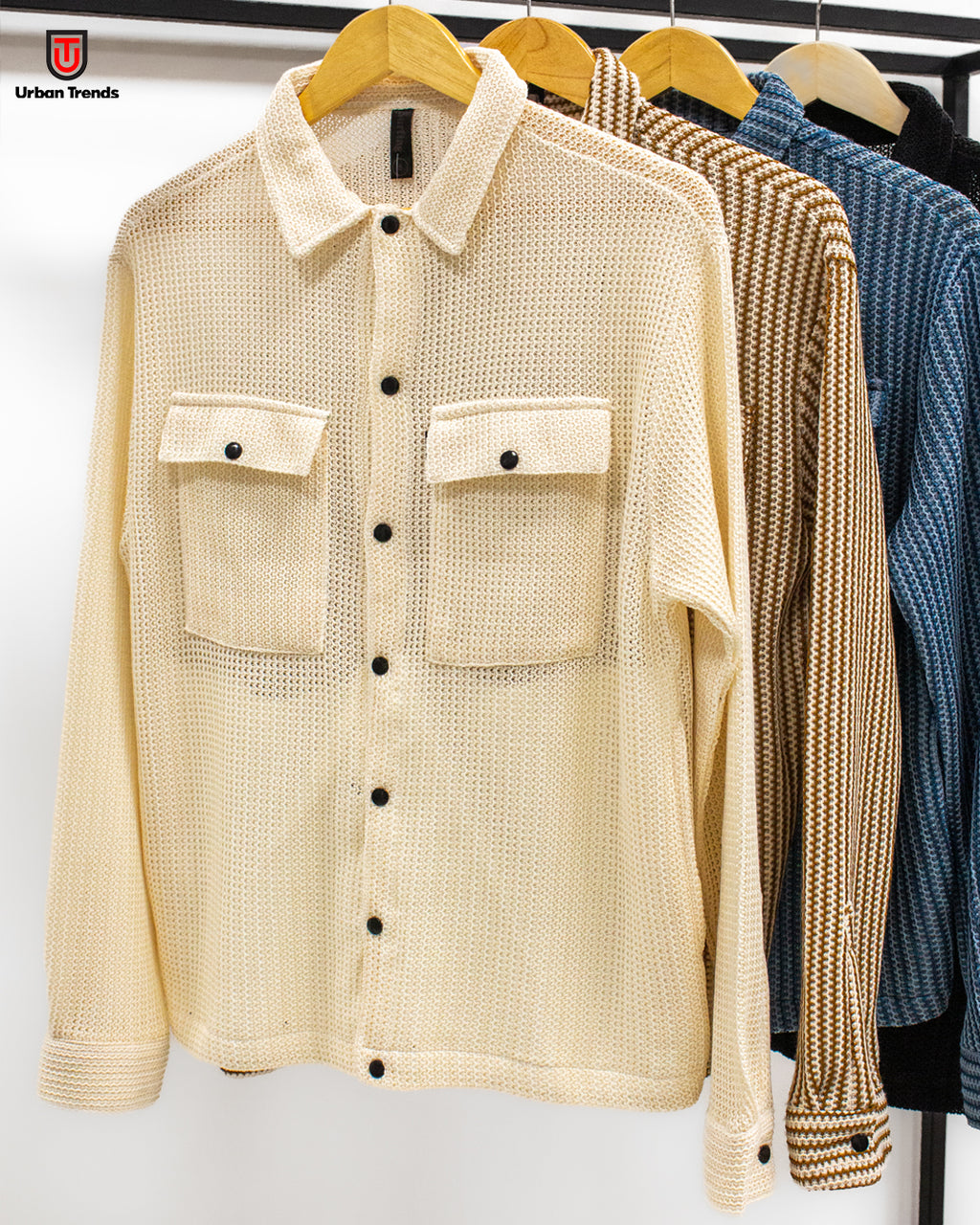 Urban Artisan Crochet Overshirt
