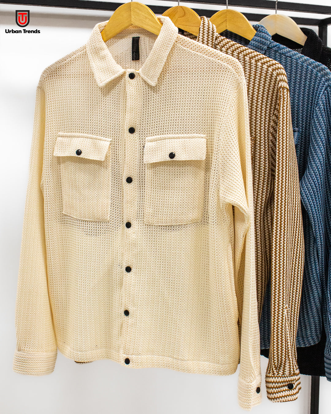 Urban Artisan Crochet Overshirt