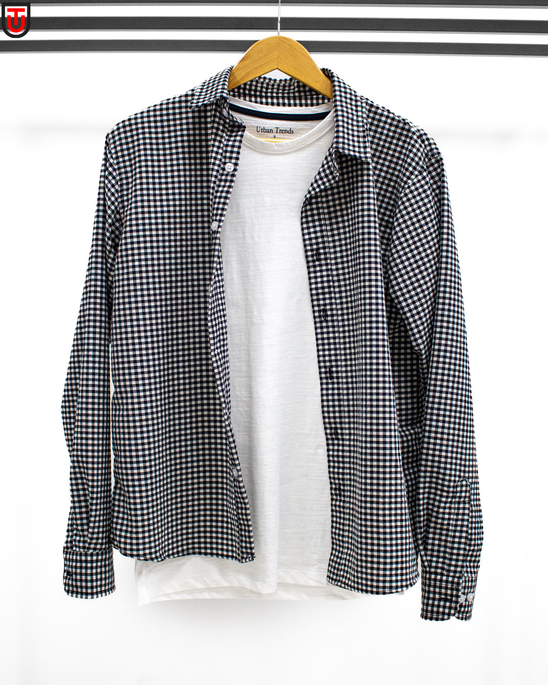 Checkerboard Button-Down